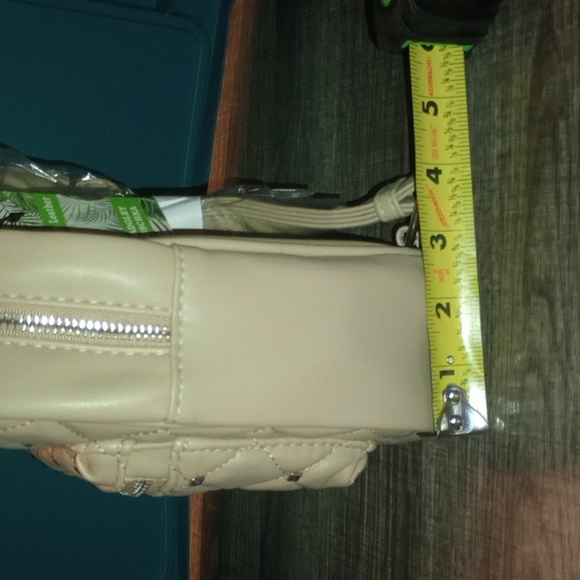 Beige Quilted Backpack - Picture 6 of 6